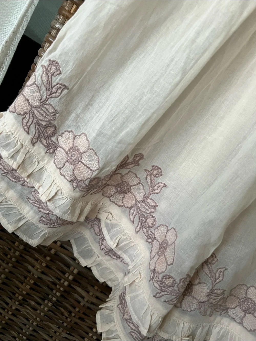 Free People Intimately Small Lace-Trim Sleeveless Romper Bloomer Shorts Floral